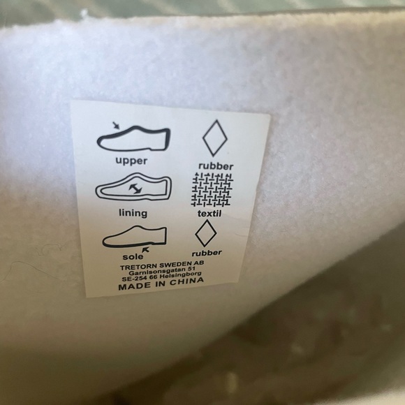 Tretorn Skerry Reslig Gray Rubber Deck Rain Boots Size 5 (36) - Picture 6 of 10
